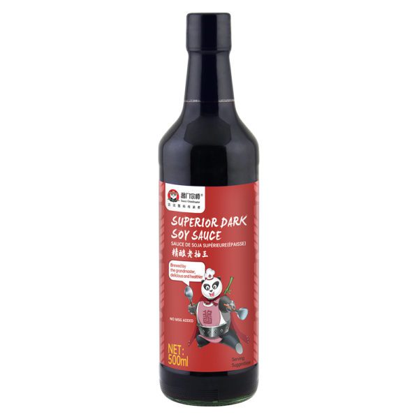 MSG free dark soy sauce 500ml