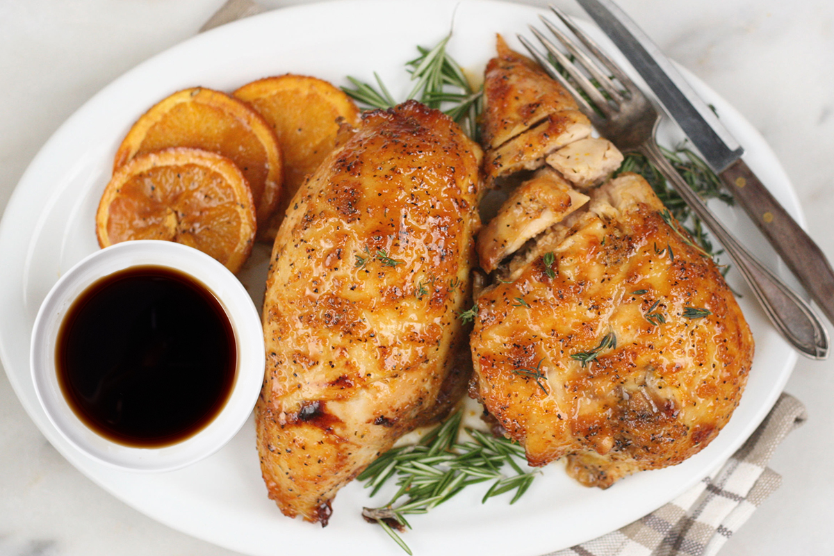 Baked-honey-chicken-with-oranges